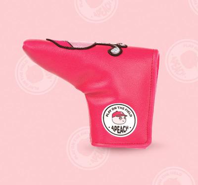 Bọc Đầu Gậy Putter Kakao Friends Blade Ready Apeach Pink