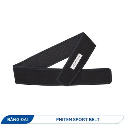 ĐAI ĐEO THẮT LƯNG THỂ THAO PHITEN SPORT BELT BLACK 95CM AP200062