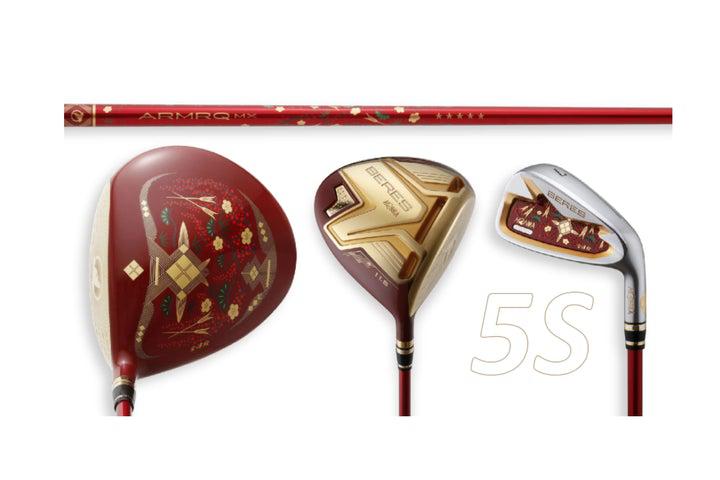 Bộ gậy golf nữ fullset Honma Beres BE- 08 Aizu 5 Sao Cao Cấp