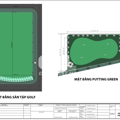 Quy trình thi công sân tập golf ngoài trời như thế nào?