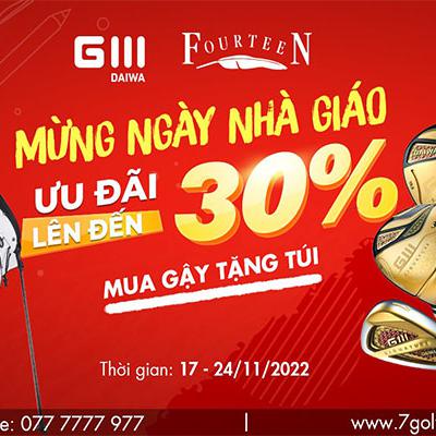 Khuyến mãi tưng bừng chào mừng ngày Nhà giáo Việt Nam 20/11