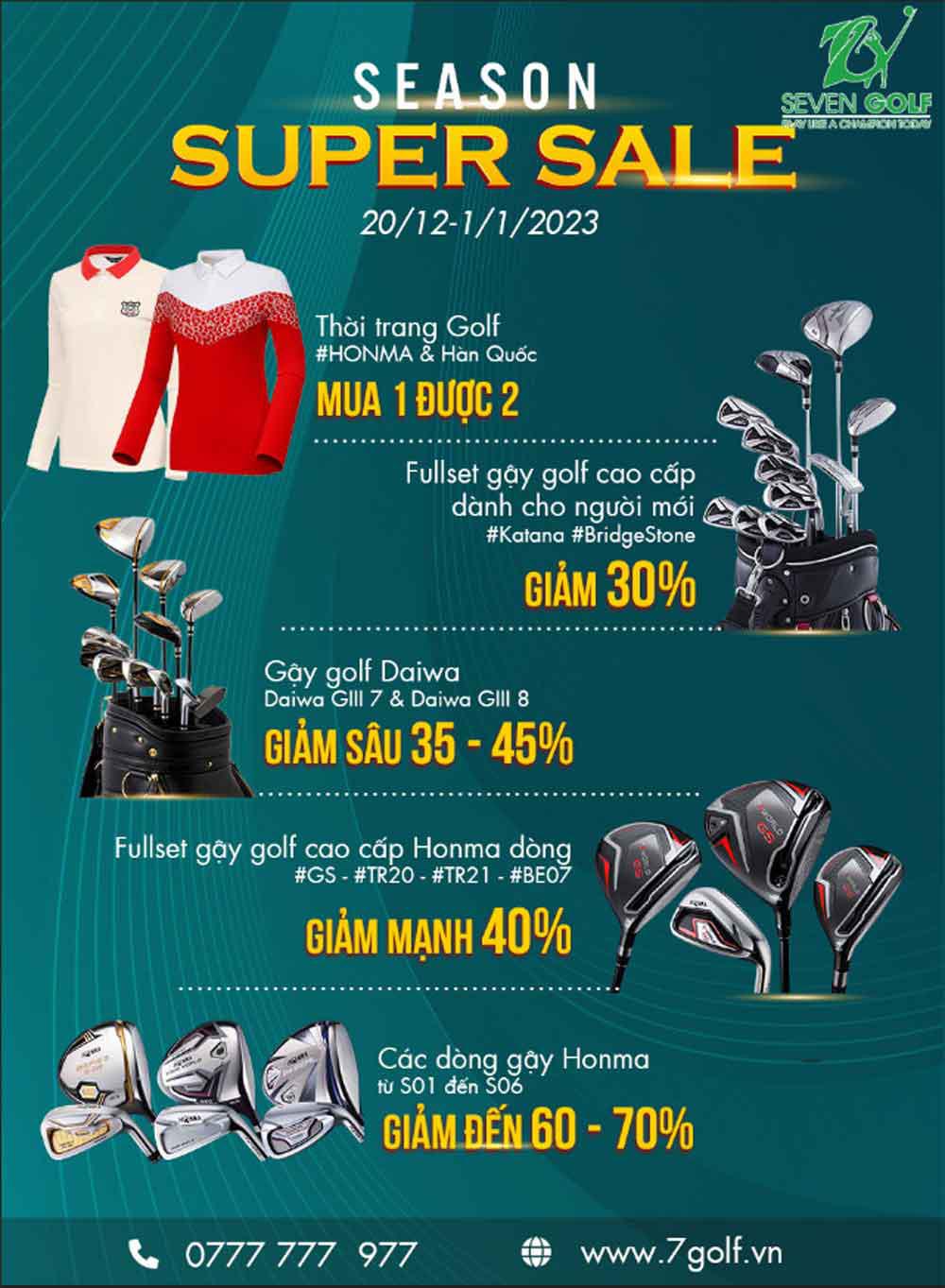 Vui đón Giáng Sinh, rinh SALE năm mới 2023