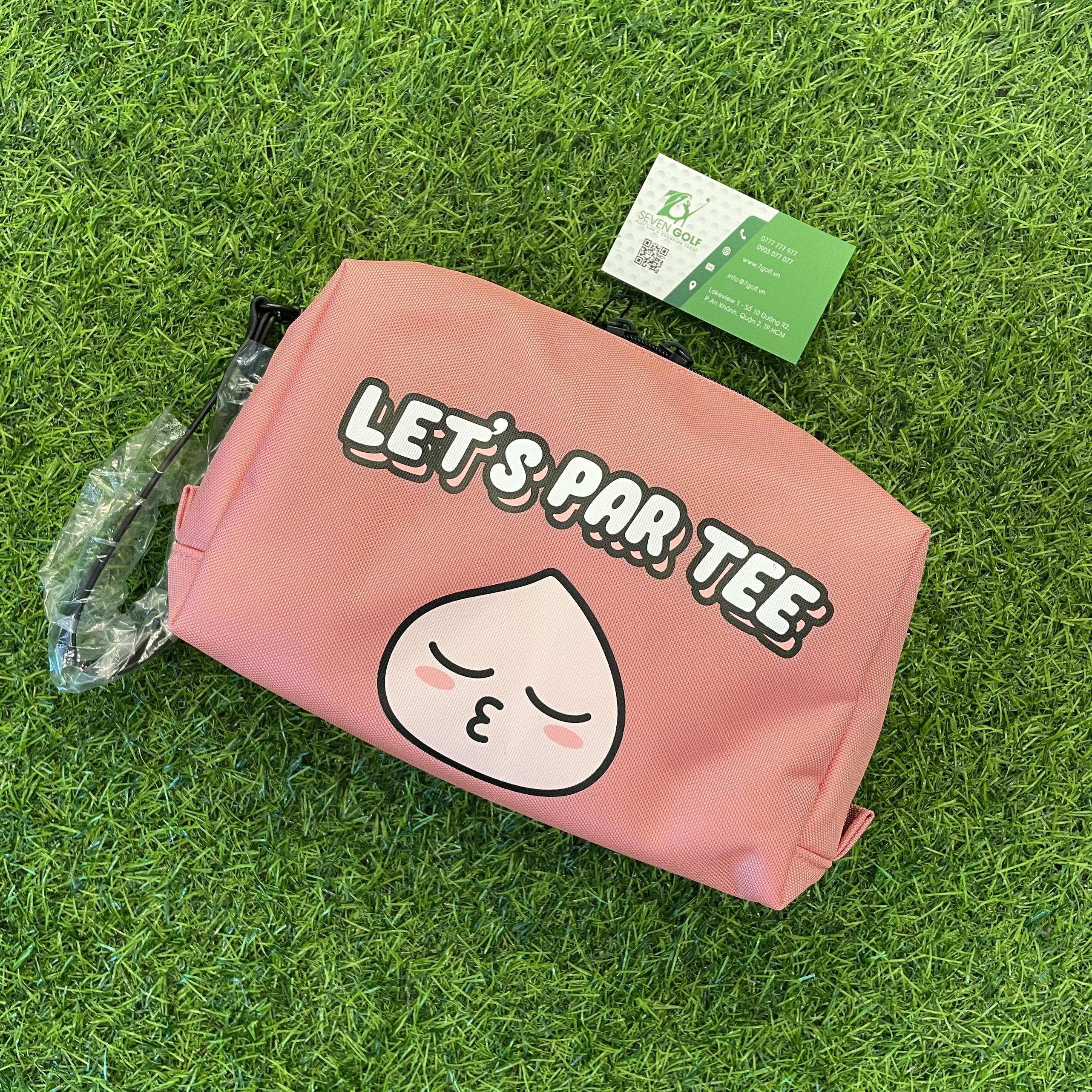 Túi Pouch Kakao Friends VCXA1AUBG0008PNKF Let's Par Tee