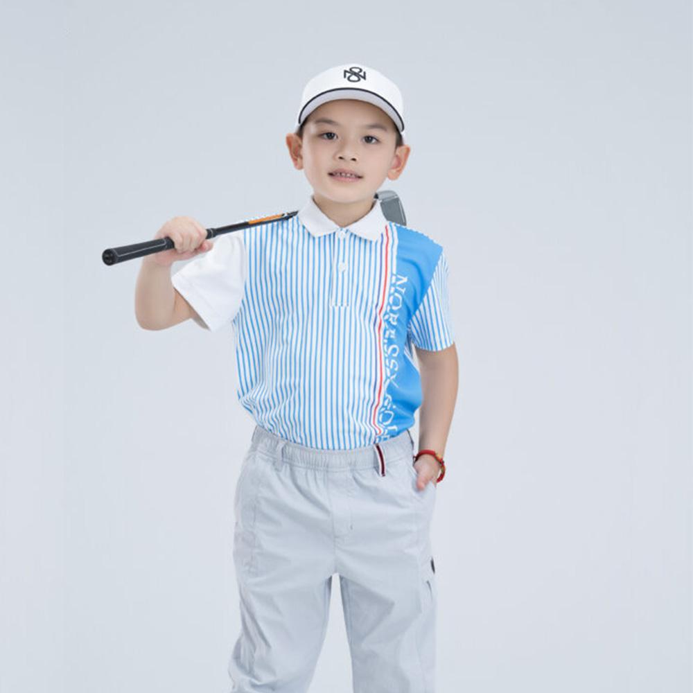 Áo golf trẻ em nam ngắn tay Noressy Blue